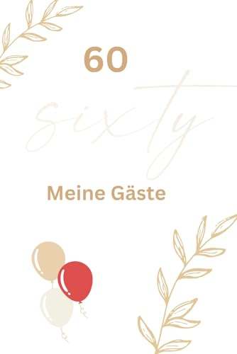 Gästebuch 60. Geburtstag Erinnerung