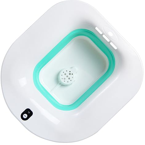 ORFOFE Elektrisches Sitzbad Sitzbecken Für Toilette Tiefes Gesäßbad Becken Mit Rutschfester Oberfläche Für Schwangere Wochenbettpflege Und Ältere Patienten