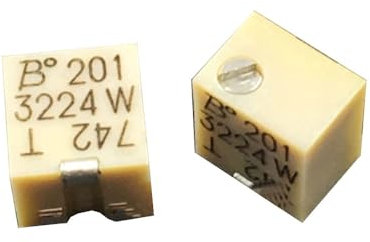 10 Stück 3224W-1-201E 3224-4mm Potentiometer SMD 0,25W