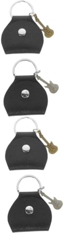 TOYANDONA 4stücke Gitarren-Pick- Mit Schlüsselanhänger Praktische Aufbewahrungstasche Für Gitarrenplektren Und Langlebig Für Musiker Und Gitarrenliebhaber