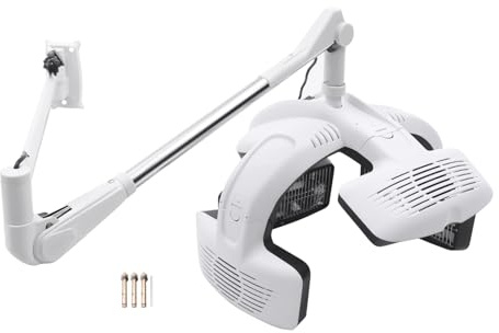 DNYSYSJ Hooded Hair Dryer, Professional Hair Dryer Stand with 5 Temperature Settings 86°f-176°f, Salon Hood Bonnet Stand with 360°Rotation Wall Mount for Salon & Home Use