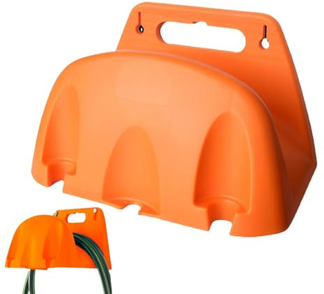 Hose Holder – Wall Mounted PP Water Pipe Rack, Heavy Duty Outdoor Storage Hanger | Perfect for Garden Organization, Fence Installation, Hose Management, Space Saving, Stable Setup, Clean Yard Appearan