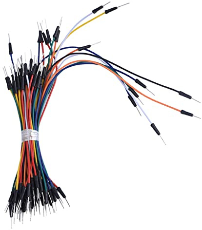 Eminchu Breadboard Jumper Wire Flexible Cable Kit for Electronics DIY Project, 65pcs Male to Male Solderless Breadboard Wires for PCB, 105mm-225mm, Multi-color