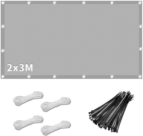 Vela Ombreggiante Impermeabile,Tenda a Vela Impermeabile 2x3m,Vela de Sombra,Tenda a Vela Rettangolare,Tenda a Vela Parasole,Tenda Parasole Rettangolare,per Esterni,Cortile,Giardino