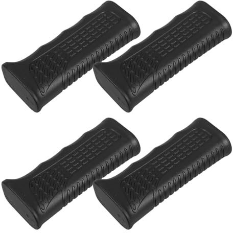 CANIGHT Wheelchair Brake Grip Sleeve 4pcs Replacement Covers for Transport Chairs and Shopping Carts, Plastic Anti-Slip Handle Accessories Suitable for Adults