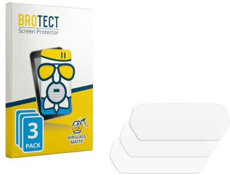 brotect Glass Film compatible with Audi A3 S Line 2021 Virtual Cockpit | 3 Pack Matte Screen Protection Made in Germany 9H Protection Anti-Glare Glass-Film Anti-Scratch