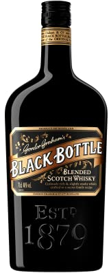 Black Bottle Original | Blended Scotch Whisky | 40% ABV | 70cl | Peated Whisky With Notes of Honey | Perfect for mixing | Blend the Rules