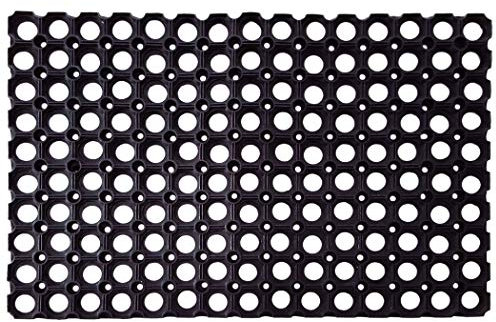 SafetyCare Alfombrilla de goma de drenaje flexible de alta resistencia - Alfombrilla de confort antifatiga - Estilo de restaurante y bar – 66 x 40 cm