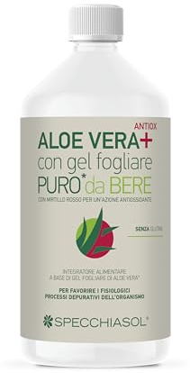 Specchiasol Aloe Vera+ Mirtillo Rosso, 1000 ml