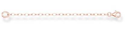 THOMAS SABO Verlängerungskette klassisch 750 Roségold Vergoldung, 925 Sterlingsilber