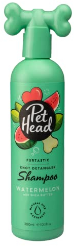 Pet Head Furtastic Hundeshampoo | Wassermelonenduft | Pflegt und macht langes, lockiges Hundefell weich | pH-Neutral | Vegan & Tierversuchsfrei | Sanfte Formel für Hunde und Welpen | 300ml
