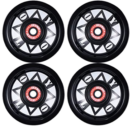 Rollerex YOLO Longboard Wheels – 70mm Smooth Riding Cruiser Wheels (Optional Bearings, Spacers & Washers) – Durable, Quiet Ride for Cruising, Carving & Rough Terrain