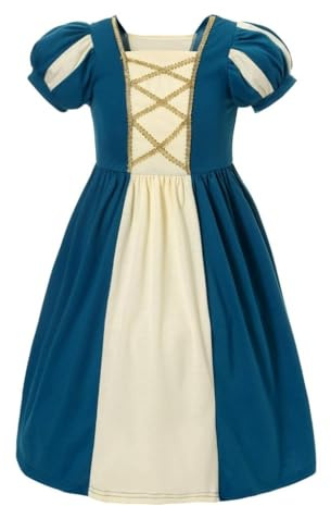 Lito Angels Disfraz Vestido de Princesa Merida para Niñas, Talla 2-3 años (Número de etiqueta 90)