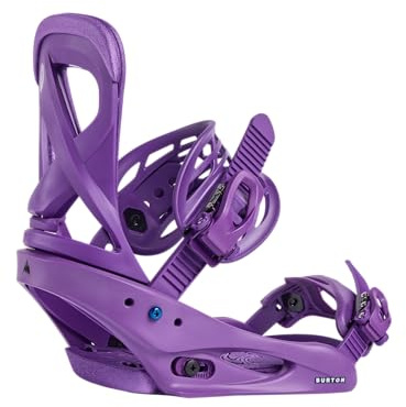 Burton Fixations de snowboard Scribe Re:Flex pour femme, violet impérial, M