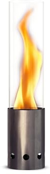GARDENFLARE Cheminée de table pour l'extérieur – Feux de table en acier inoxydable sans fumée et tuyau de feu pour balcon et terrasse – Décoration de jardin de haute qualité, photophore avec
