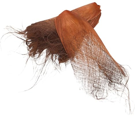 INOOMP Materiale per Intreccio Naturale Corteccia di Palma 10 Pezzi Larghezza 25 Cm per Cappelli di Paglia Artigianato Rustico Decorazioni da Giardino e Lavori Fai da Te