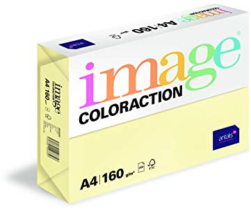 Bild Coloraction – färgat kopieringspapper öken/gul 160 g/m² A4 – paket med 250 ark