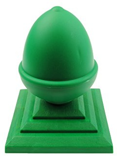8 x Linic Green Acorn Fence Top Finials & 3 Fence Post Caps. UK Made. (GT0011) Free UK Delivery