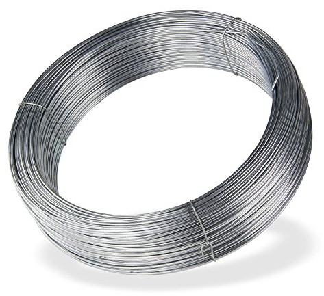 DEMA Draht verzinkt 200 m x 2,0 mm – Spanndraht, Bindedraht, Wickeldraht, 5 kg, Zaun- und Metalldraht, rostbeständig, langlebig, vielseitig einsetzbar