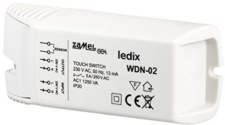 LEDIX Touch Schalter, 1 Stück, WDN-02