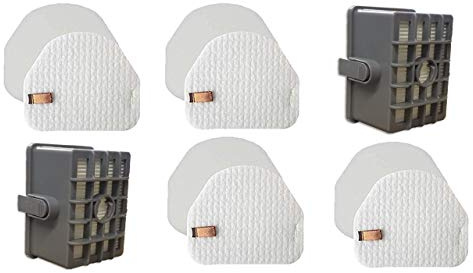 Casa Vacuums Replacement 4 + 2 Filter Kit for Shark Rotator NV450 NV451 - Rocket NV472 NV480 NV481 NV482 NV484 Professional Uprights. Compare to XFF450 XHF480