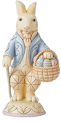 Enesco Jim Shore Heartwood Creek påskhare med korgfigur