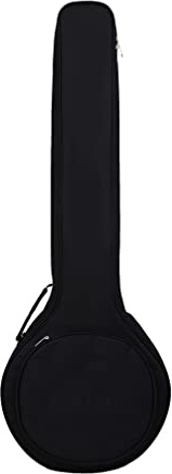 EXCEART Reiserucksack, schwarz, Banjo-Zubehör – widerstandsfähiger 5-saitiger Banjo, tragbar, schwarzer Gigbag-Gurt