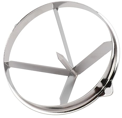 DAUZ Cortador de Manzanas, Cortador de Frutas, Hoja de Caña Desmontable para el Hogar (4 Sección)