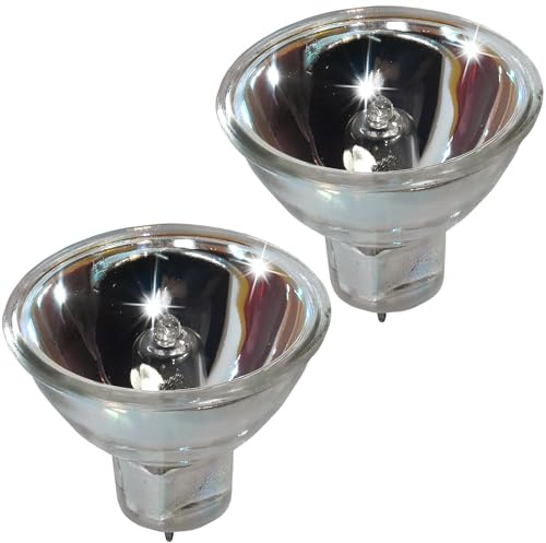 HQRP 2-Pack 15V 150W MR16 Shape GZ6.35 Base Halogen Lamp Bulb Compatible with Topcon 300/320/600 60/70 70/100 75/85 300 OM-5 OMS-300 OMS-75s 41107-50130 EFR TC10606. Compatible with Iwasaki m-p