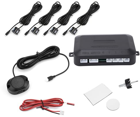 Car Parking Sensor Reversing Kit 12V mit Warnsignal Abstandsanzeige Parkhilfe für Fahrzeuge
