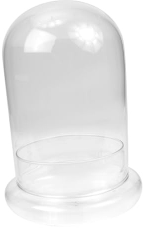 IMIKEYA U Shaped Glass Cover Dome Glass Bell Jar Cover for Micro Landscape Aesthetic Decor Home Decor Accessories Garden Ornaments