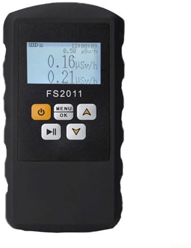 Rilevatore di radiazioni portatile, contatore Geiger Beta Gamma X-Ray Dosimetro con interfaccia inglese Modalità di allarme multiple Monitoraggio 24H FS2011