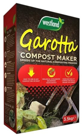 Westland Garotta 3.5kg - Organic Composted Manure for Richer, Healthier Soil, Promotes Strong Plant Growth, Improves Soil Structure & Fertility - Ideal for Gardens & Lawns.