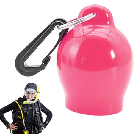 Generisch Dive Mundstückabdeckung, Dive Silikon Mundstück, Tauchreglerabdeckung,Schnorchel-Tauchschutzregler, Tragbare Atemregler-Mundstückabdeckung Mit Clip Dive, Schutzkappe