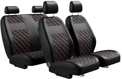 MOTOS Universal-Sitzbezüge Auto für Dacia Duster Autositzbezüge mit aktivem Airbag-System, dreilagigem Material und makelloser Oberfläche, die ideale Sitzauflage für stilbewusste Autofahrer