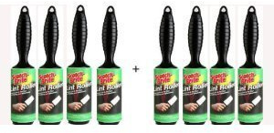 8 x 3M SCOTCH BRITE LINT ROLLERS - NEW STOCK - REMOVES PET HAIRS AND FLUFF