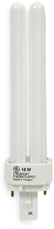 GE Lighting 18W, T4 PL Plug-in Fluorescent Light Bulb