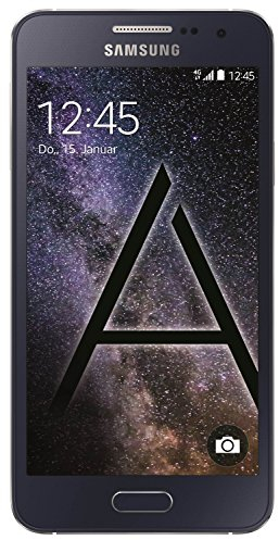 Samsung Galaxy A3 Smartphone (4,5 Zoll (11,4 cm) Touch-Display, 16 GB Speicher, Android 4.4) midnight black
