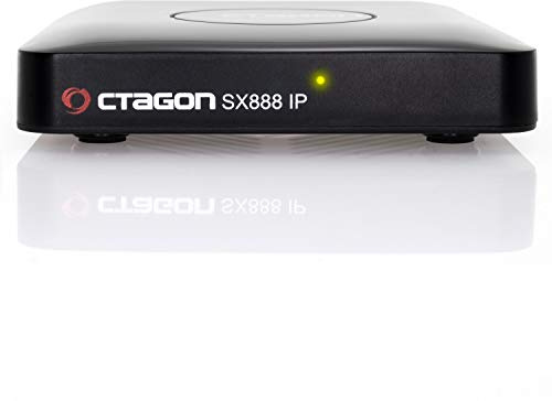 Octagon SX888 H265 Mini IPTV Box Receiver Multimedia Player Internet TV IP [USB, HDMI, LAN] Full HD Nero