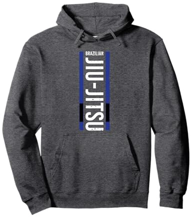 Cage Fighter MMA Mixed Martial Arts BJJ Jiu Jitsu Blue Belt Pullover Hoodie