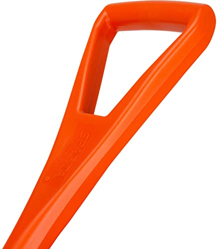 SPARTA 41076EC24 Plastic Sanitary Shovel, Food Safe Plastic Shovel For Commerical Kitchens, 11 Inches, Orange