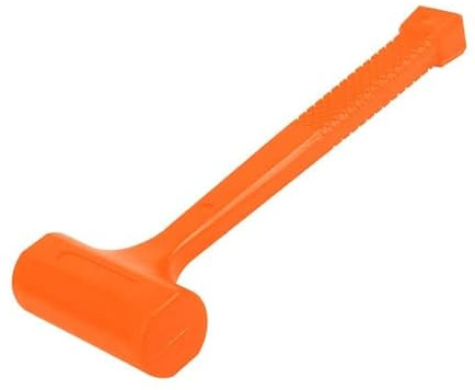 ebuyerfix wokin Dead Blow Hammer, Non-Marking Rubber Mallet with a Soft Impact-Absorbing Rubber Head 900g/2LB