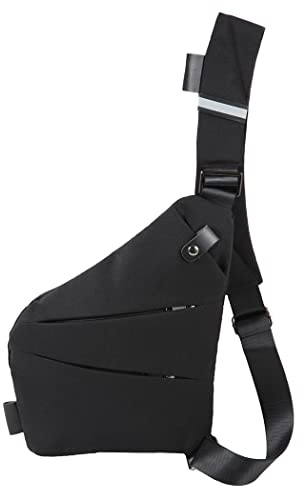 Ovecat - Borsa a tracolla antifurto unisex, Nero