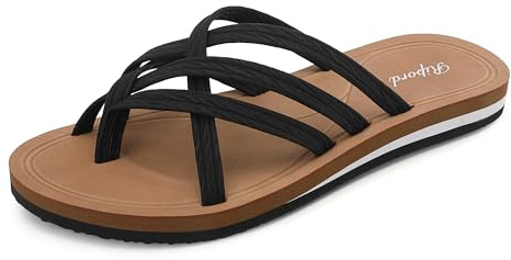 Ripord Damen Zehentrenner Flip Flops Sandalen Modischer Weicher Komfort Größe 36-41