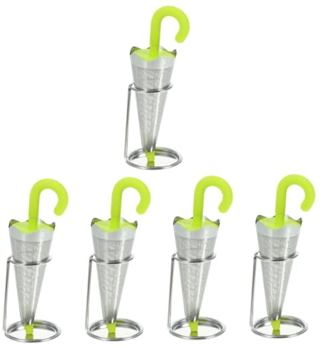 TOPBATHY 5pcs Tea Strainer Mesh Stainless Steel Tea Infuser for Infusifie Accessory