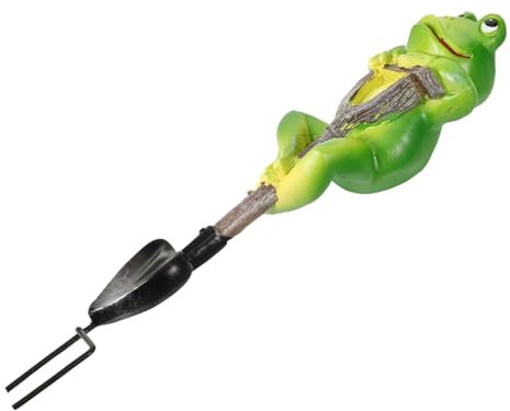 Milisten Frosch Statue Aus Resin Elegante Gartenfigur Mit Einfacher Froschdarstellung Dekoration Für Außenbereich Garten Und Terrasse Charmantes Deko-Element Für Einladende Atmosphäre