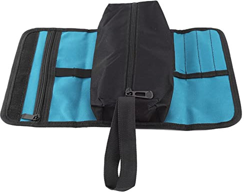Respicefinem Motorrad-Werkzeugrolle Faltbar Aus 600D-Oxford-Gewebe Für Professionelle Elektriker Werkzeugaufbewahrung Rollentasche Praktischer Organizer