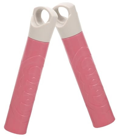NULYLU Replacement Mop Rod Grip and Broom Handle Grip Tube Sleeve 22mm PVC Pink 2pcs for Household Floor Cleaning and Sweeping