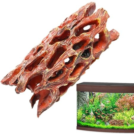 Räkgrotta akvarium – dekorativt Betta fiskhus – harts akvarium räkor vilande tunnel för akvarium dekoration, Betta avelshus