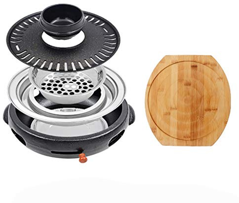 Barbecue a carbonella in ghisa coreana commerciale – 8 stili disponibili per grigliate all'aperto barbecue feste e catering perfetto per ristoranti e uso domestico